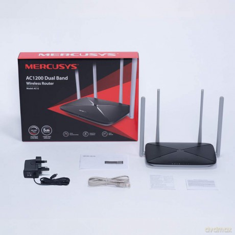 Router Mercusys AC12 AC1200 1xWAN 3xLAN