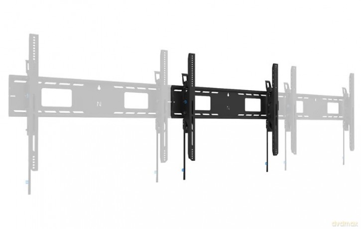 Uchwyt ścienny LEVEL-750 (XL, 100 kg, tiltable, tilt guard)