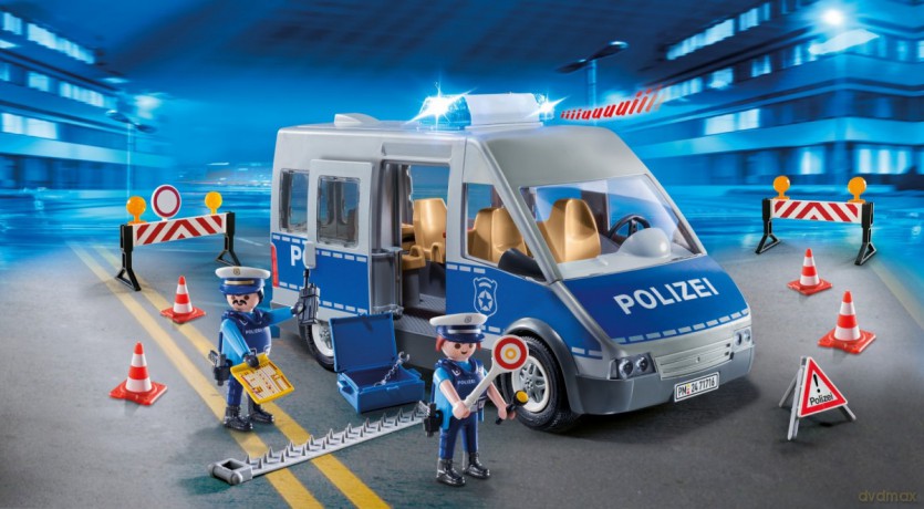 Zestaw z figurkami Action Heroes 71716 Samochód policyjny z blokadą [FIGURKA]