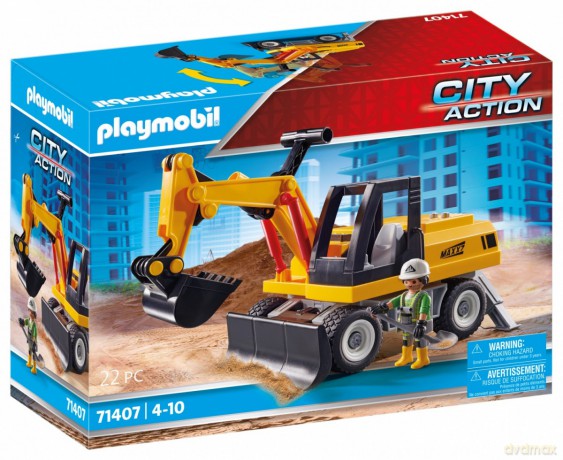 Zestaw z figurkami City Action 71707 Koparka [FIGURKA]