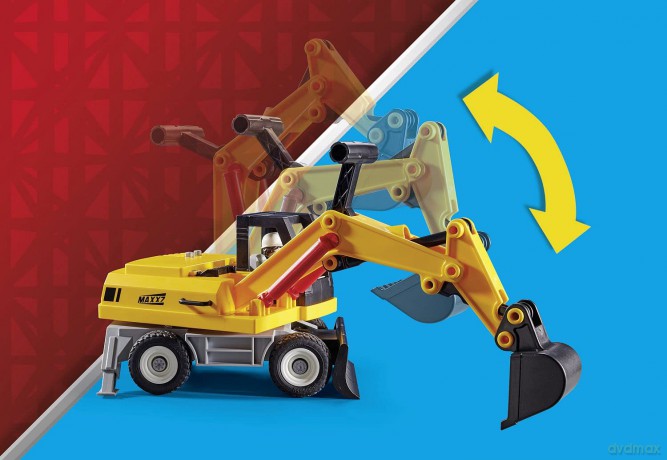 Zestaw z figurkami City Action 71707 Koparka [FIGURKA]