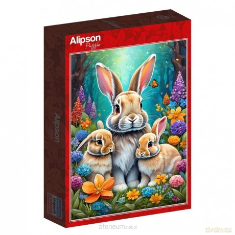 ALIPSON 1000 el. Matczyna miłość - Króliki [PUZZLE]