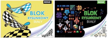 Blok rysunkowy A4/20K biały No name - Chłopiec mix