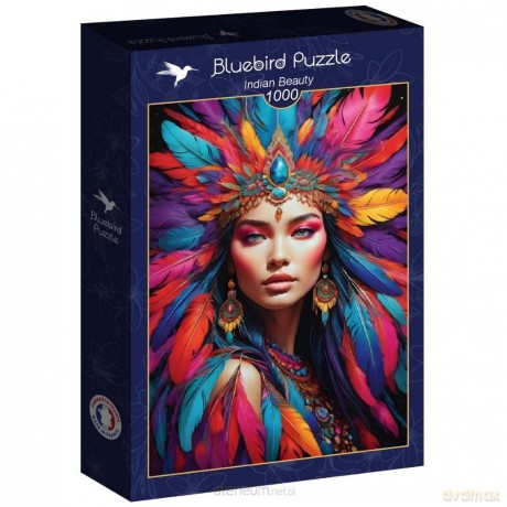 BLUEBIRD 1000 el. Indiańska piękność [PUZZLE]