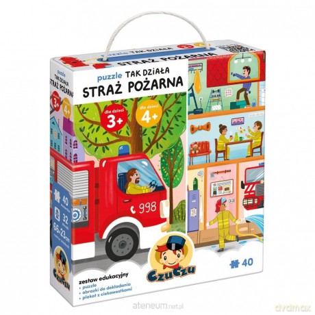 CzuCzu Puzzle Tak działa Straż pożarna 3+, 4+ [PUZZLE]