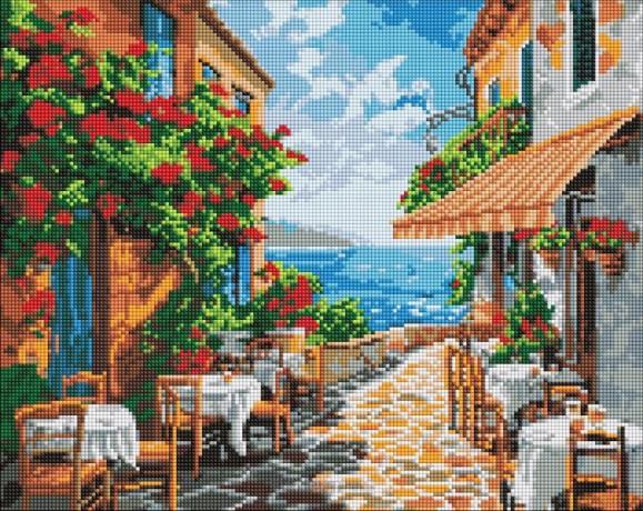 Diamentowa mozaika - Cichy zakątek 40x50cm