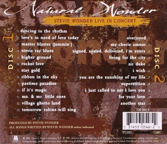 Stevie Wonder: Natural Wonder [2CD]