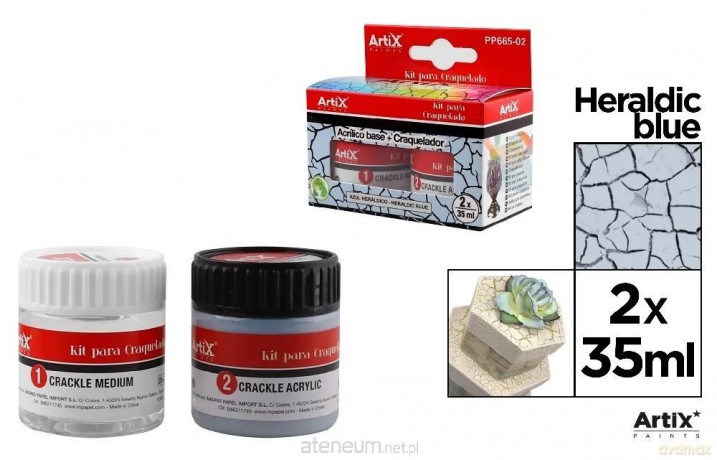 Farba akrylowa turkusowa 35ml + środek tworzący