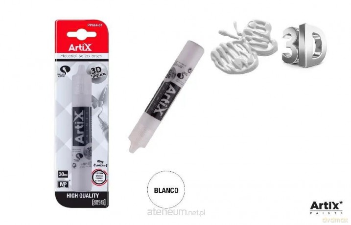 Farba strukturalna 3D biała 30ml