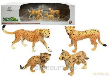 Gepard figurki edukacyjne dzikie zwierzęta 4szt [FIGURKA]