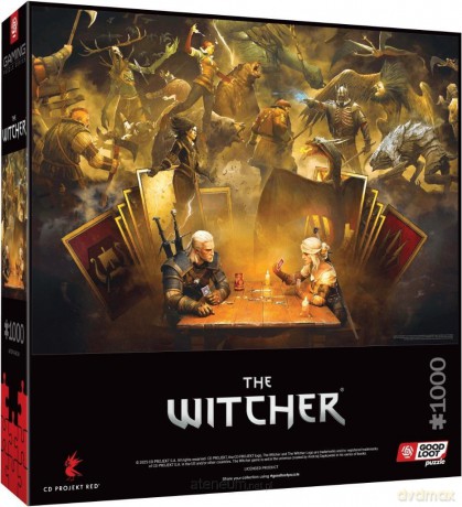 GOOD LOOT 1000 el. The Witcher (Wiedźmin) Playing Gwent [PUZZLE]