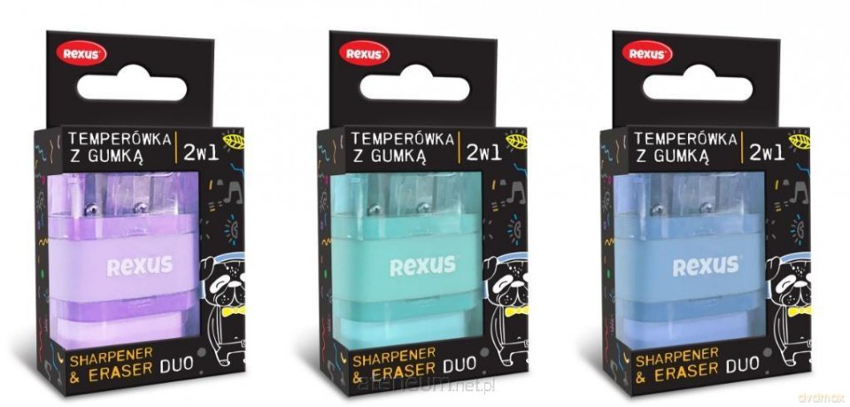 Gumka + temperówka Rexus teens mix