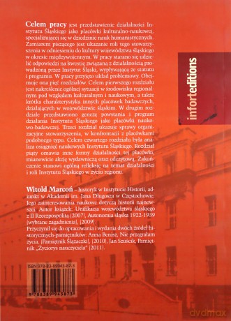 Instytut Śląski W Latach 1934-1939 Br - Marcoń W. [KSIĄŻKA]