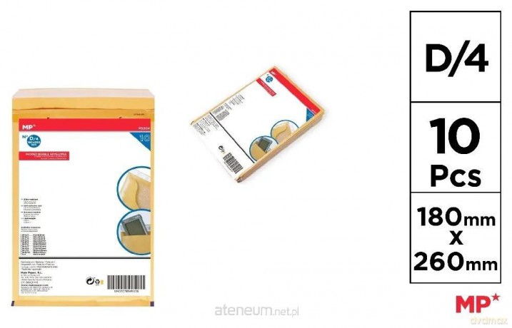 Koperta bąbelkowa 180x260mm (10szt)