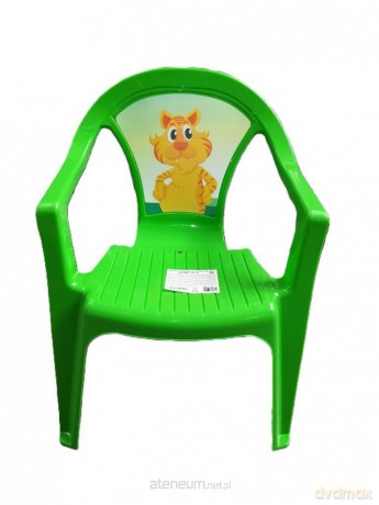 Krzesełko plastikowe seledyn