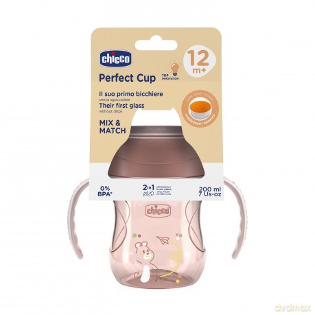 Kubek 360` do nauki samodzieln picia 200ml brzoskw