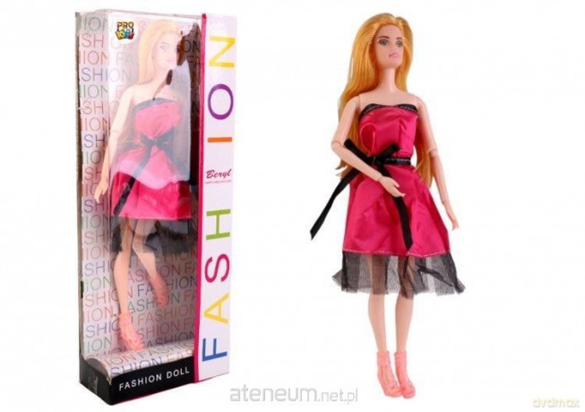 Lalka Beryl Fashion sukienka z czarnymi akcentami