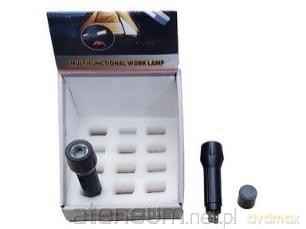 Latarka czarna USB 11cm