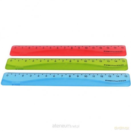 Linijka Flexi Style TB 15cm mix