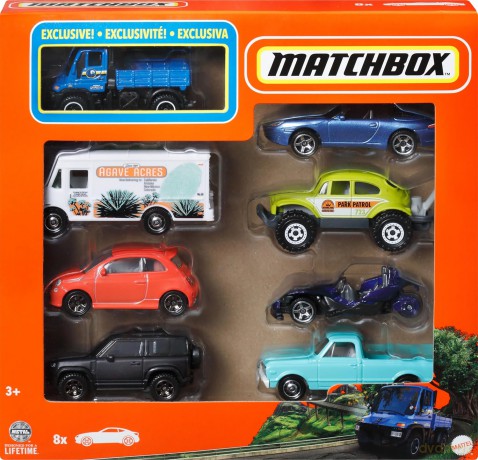 Matchbox Pojazdy 8-pak