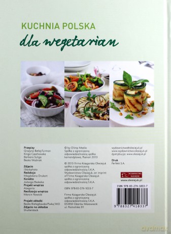 Kuchnia Polska Dla Wegetarian Tw [KSIĄŻKA]