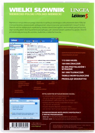 Lexicon 5. Wielki Słownik Niem-Pol,Pol-Niem [PROGRAM PC]