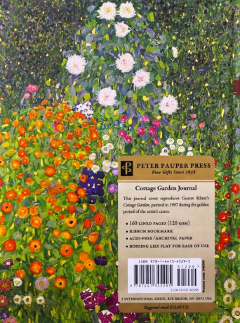 Notatnik szyty Ogród Kwiatowy G. Klimt