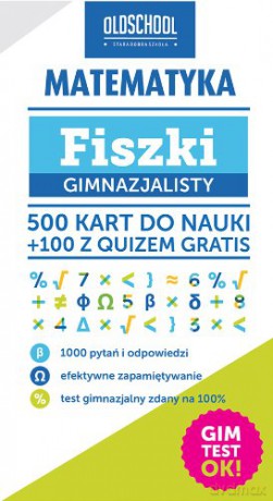 Matematyka Fiszki Gimnazjalisty [KSIĄŻKA]