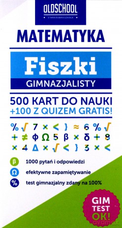 Matematyka Fiszki Gimnazjalisty [KSIĄŻKA]