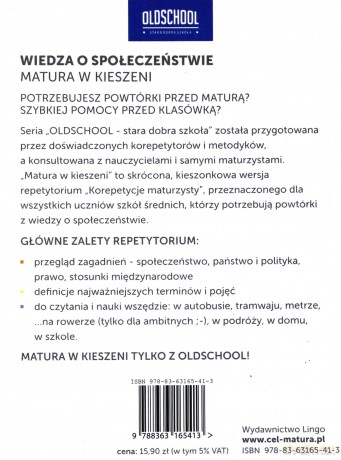 Matura W Kieszeni. Wiedza O Społeczeństwie Br [KSIĄŻKA]
