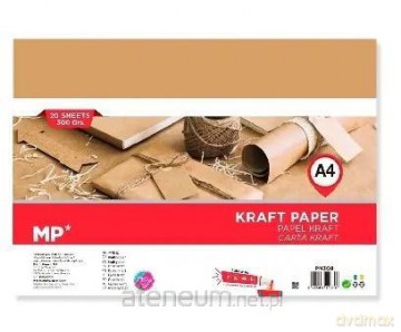 Papier kraftowy A4 20 arkuszy