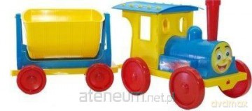 Pociąg z jednym wagonikiem mix