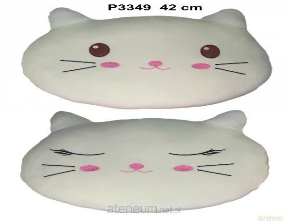 Poduszka kot kremowa 42cm MIX