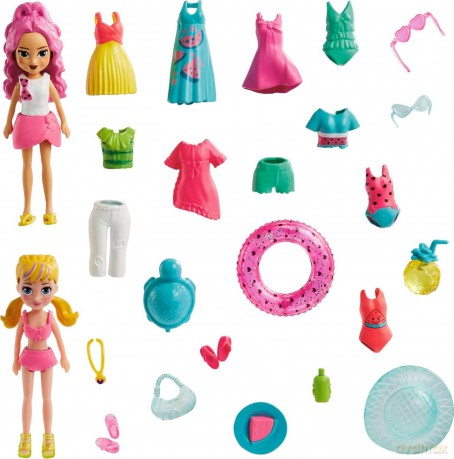 Polly Pocket Zestaw modowy duży z 2 lalkami HKV95