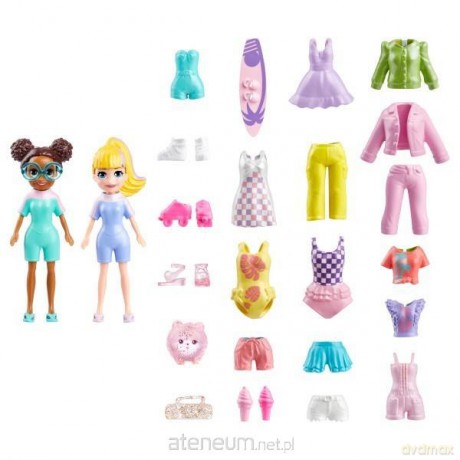 Polly Pocket Zestaw modowy duży z 2 lalkami HRD61