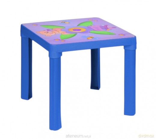 Stolik plastikowy niebieski