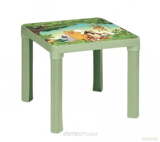 Stolik plastikowy pastel pistacja