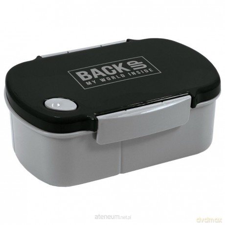 Śniadaniówka BackUp 7 B56 czarny/szary