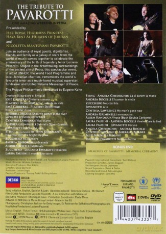 The Tribute To Pavarotti Live From Petra [2DVD]