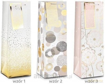 Torba prezentowa Ślub Gold 45x33x10cm MIX