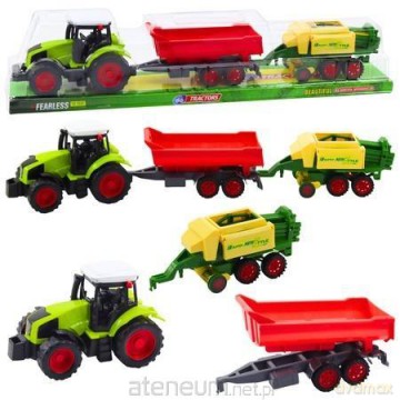 Traktor rolniczy z przyczepą
