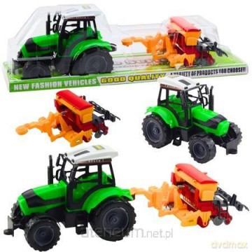 Traktor z siewnikiem