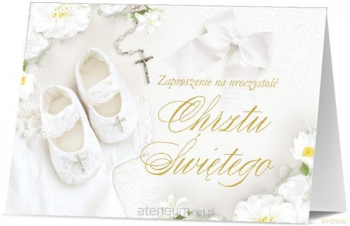 Zaproszenie Chrzest (10szt)