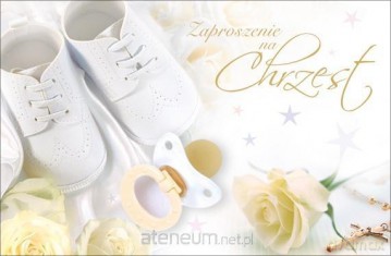 Zaproszenie Chrzest (10szt)