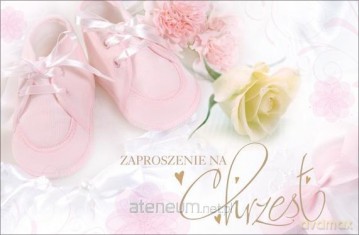 Zaproszenie Chrzest (10szt)