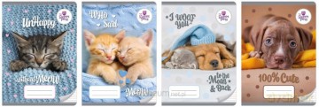Zeszyt A5/16K kolor 3-linie The sweet pets (20szt)