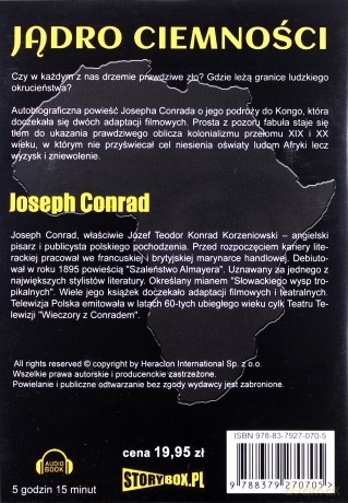 Jądro ciemności - Conrad Joseph [AUDIOBOOK] [CD-MP3]