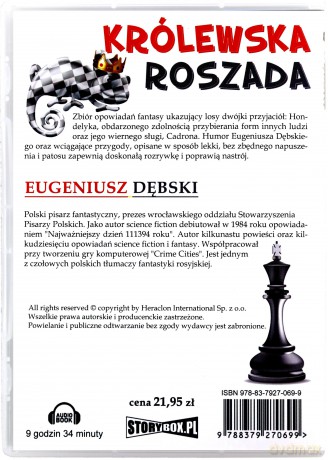 Królewska roszada - Eugeniusz Dębski [AUDIOBOOK] [CD-MP3]