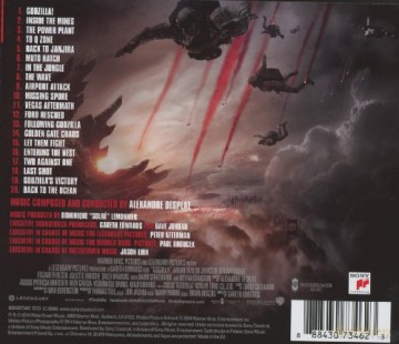 Godzilla soundtrack (Alexandre Desplat) [CD]