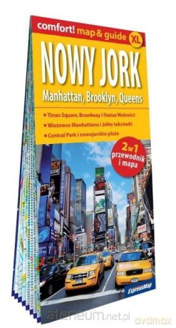Comfort! map&guide Nowy Jork. Manhattan 2w1